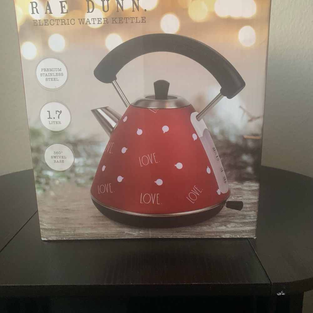Rae Dunn Rare Electric Tea Kettle NWT